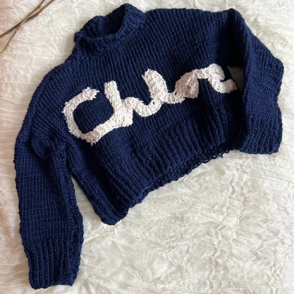 handmade Other - Handknit Cropped Chloe Sweater
